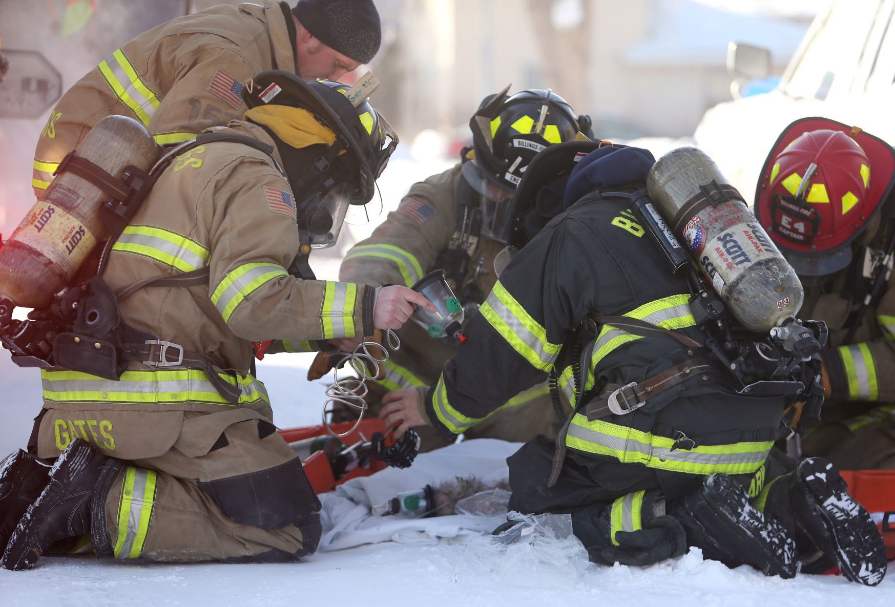 Apartment fire